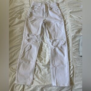 American Eagle Outfitters White Stretch Jeans